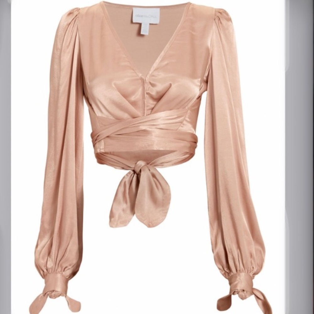 Alice McCall Champagne Wrap Shirt